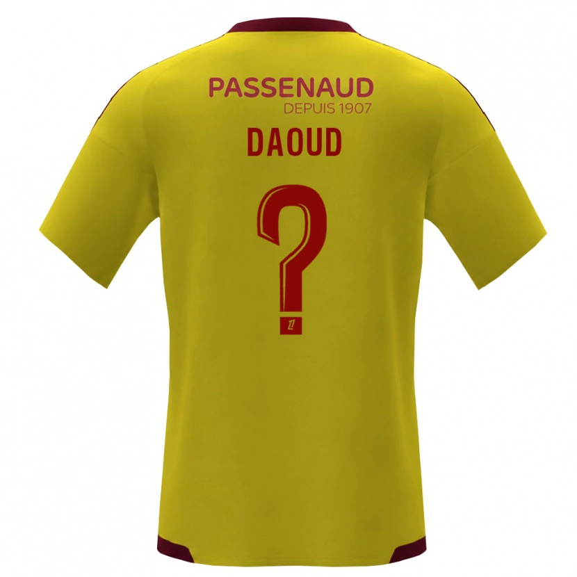 Danxen Mujer Camiseta Yanis Daoud #0 Amarillo Rojo Verde 2ª Equipación 2026/27 La Camisa México