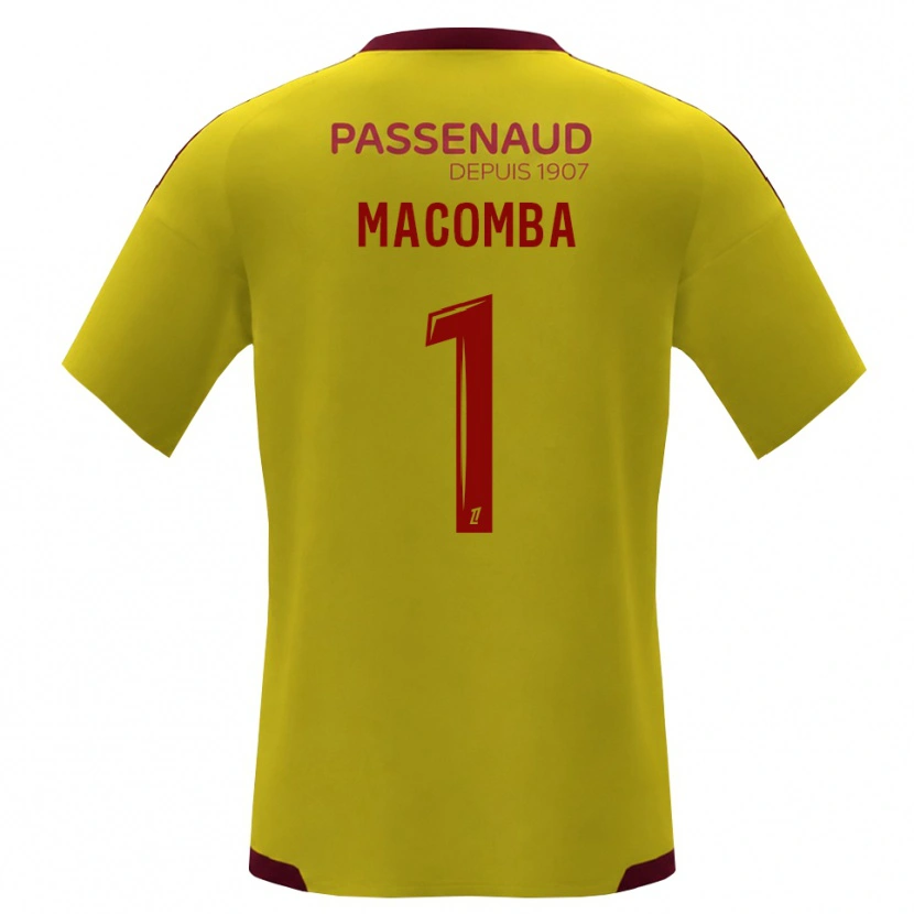 Danxen Mujer Camiseta Tyron Macomba #1 Amarillo Rojo Verde 2ª Equipación 2026/27 La Camisa México