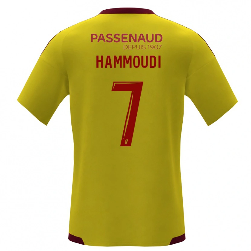 Danxen Mujer Camiseta Izhak Hammoudi #7 Amarillo Rojo Verde 2ª Equipación 2026/27 La Camisa México