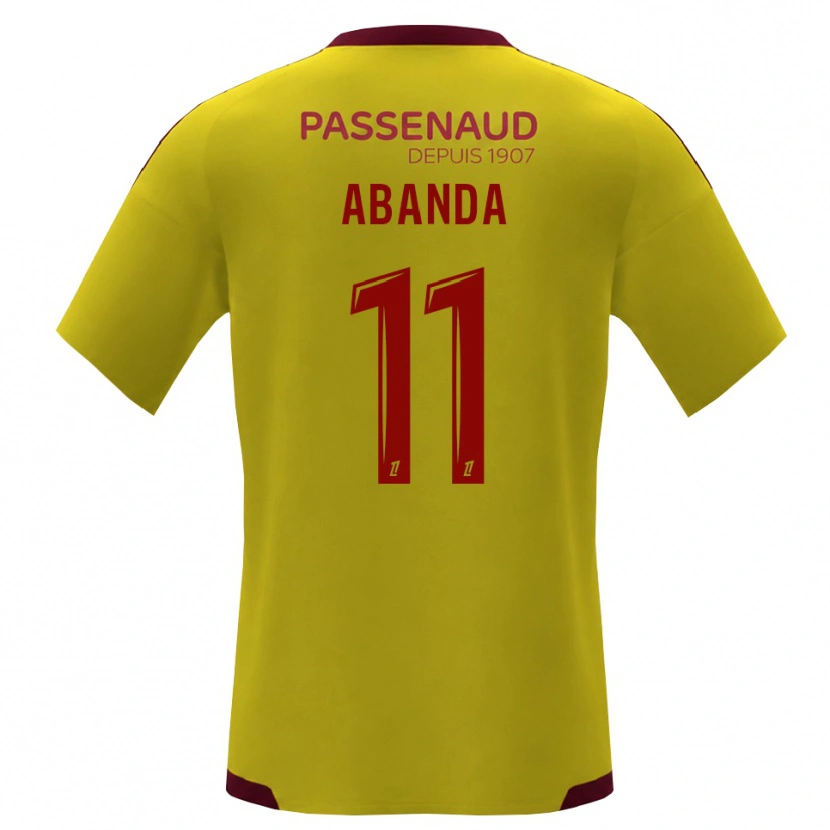 Danxen Mujer Camiseta Leroy Abanda #11 Amarillo Rojo Verde 2ª Equipación 2026/27 La Camisa México