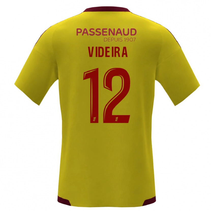 Danxen Mujer Camiseta Lenny Videira #12 Amarillo Rojo Verde 2ª Equipación 2026/27 La Camisa México