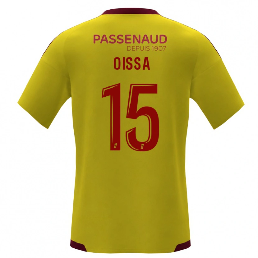 Danxen Mujer Camiseta Zohir Oissa #15 Amarillo Rojo Verde 2ª Equipación 2026/27 La Camisa México