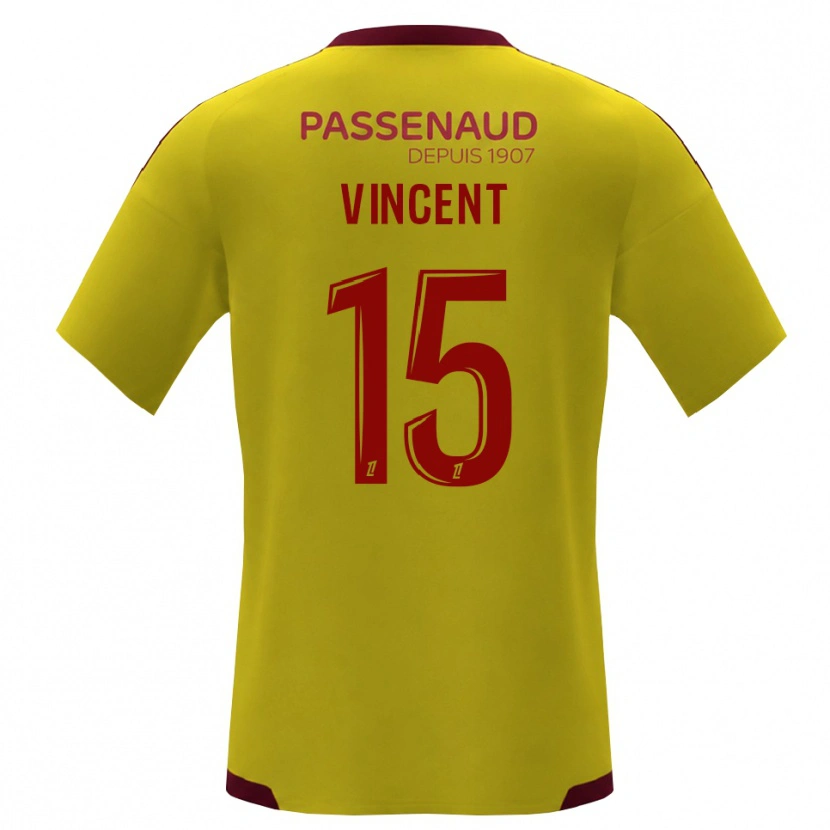 Danxen Mujer Camiseta Noah Vincent #15 Amarillo Rojo Verde 2ª Equipación 2026/27 La Camisa México