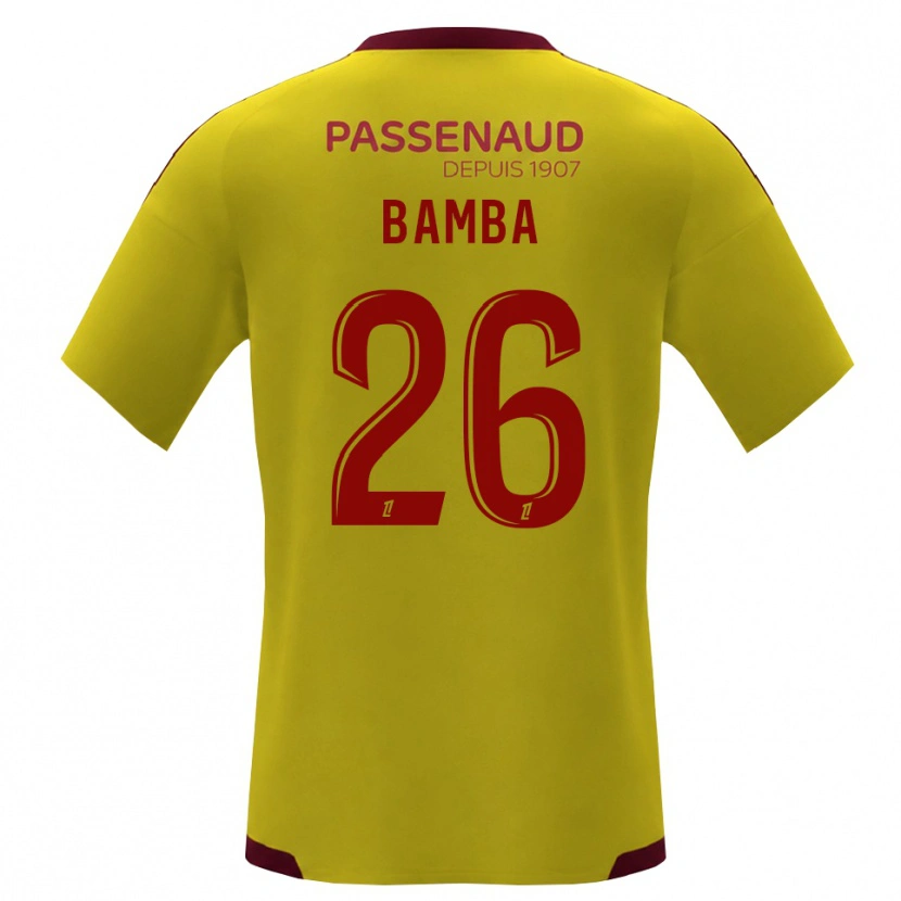 Danxen Mujer Camiseta Rayan Bamba #26 Amarillo Rojo Verde 2ª Equipación 2026/27 La Camisa México