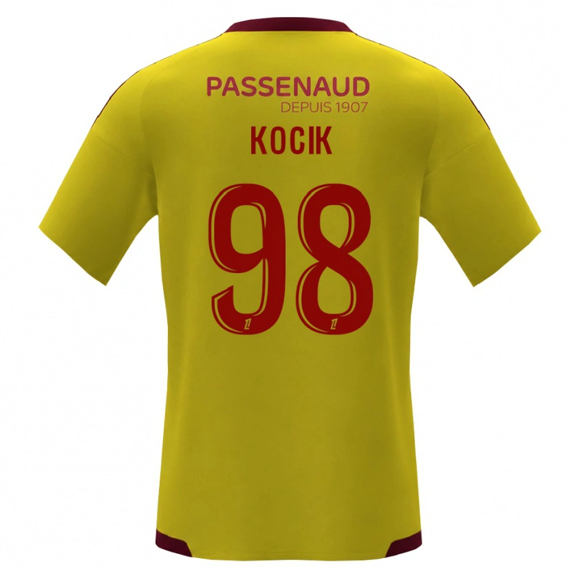 Danxen Mujer Camiseta Nicolas Kocik #98 Amarillo Rojo Verde 2ª Equipación 2026/27 La Camisa México