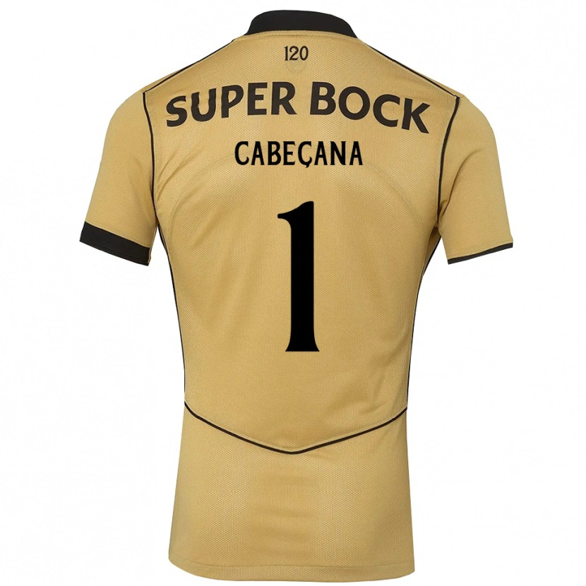 Danxen Mujer Camiseta Joaquim Cabeçana #1 Goldenrod Negro 2ª Equipación 2026/27 La Camisa México