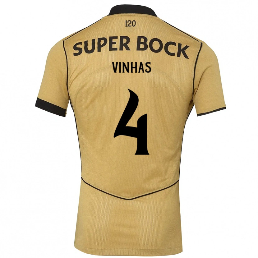 Danxen Mujer Camiseta Gabriela Vinhas #4 Goldenrod Negro 2ª Equipación 2026/27 La Camisa México