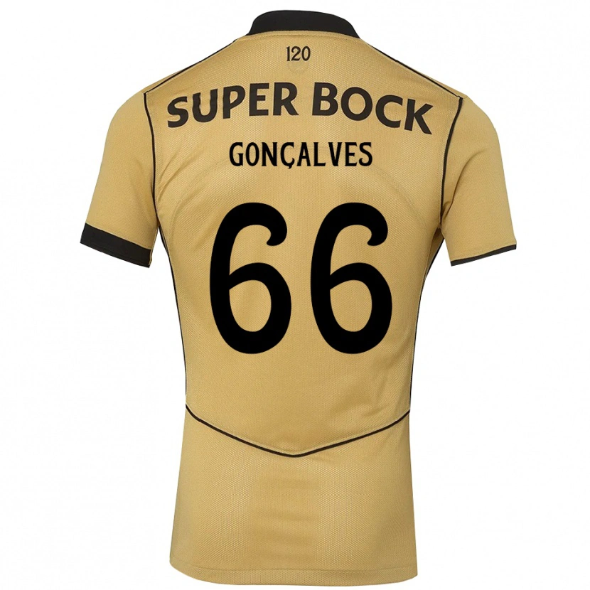 Danxen Mujer Camiseta Iara Gonçalves #66 Goldenrod Negro 2ª Equipación 2026/27 La Camisa México