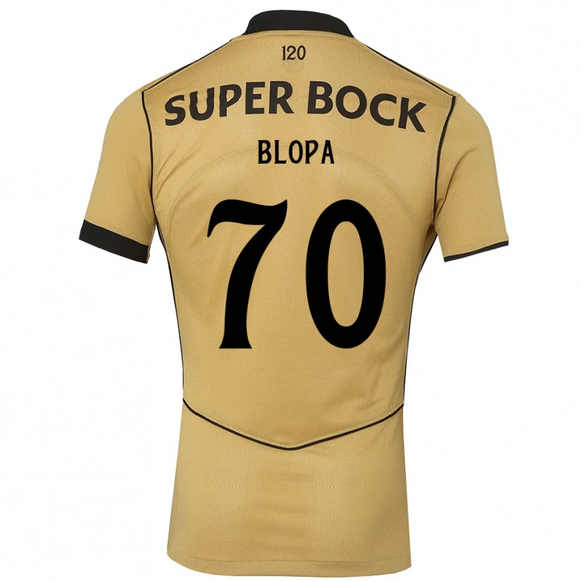 Danxen Mujer Camiseta Salvador Blopa #70 Goldenrod Negro 2ª Equipación 2026/27 La Camisa México