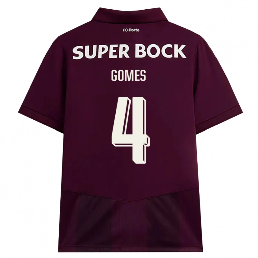 Danxen Mujer Camiseta Salvador Gomes #4 Blanco Borgoña Blanco 2ª Equipación 2026/27 La Camisa México