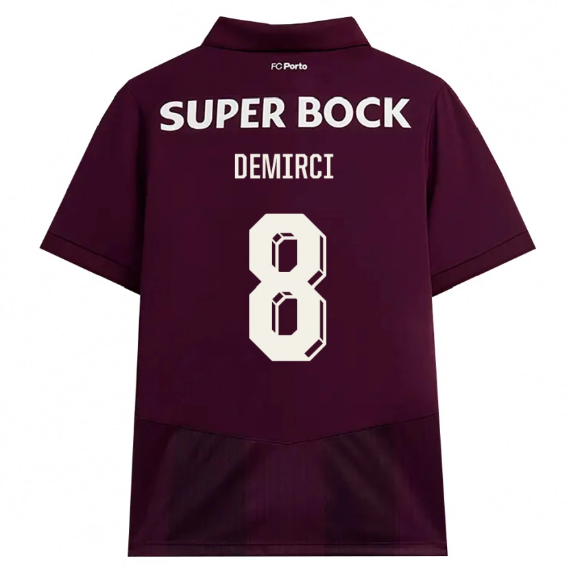 Danxen Mujer Camiseta Rayan Demirci #8 Blanco Borgoña Blanco 2ª Equipación 2026/27 La Camisa México