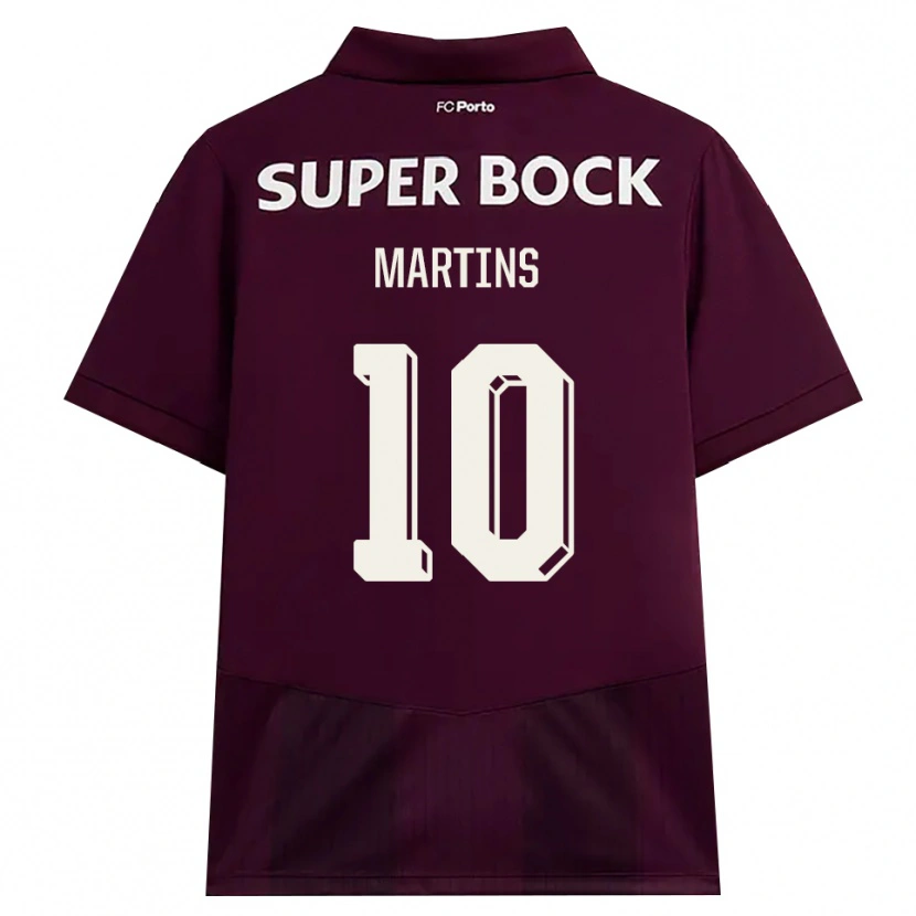 Danxen Mujer Camiseta Eduardo Martins #10 Blanco Borgoña Blanco 2ª Equipación 2026/27 La Camisa México