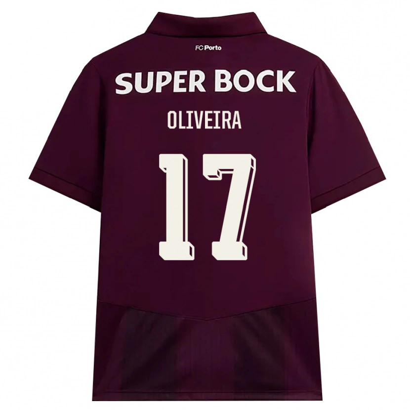 Danxen Mujer Camiseta Rodrigo Oliveira #17 Blanco Borgoña Blanco 2ª Equipación 2026/27 La Camisa México