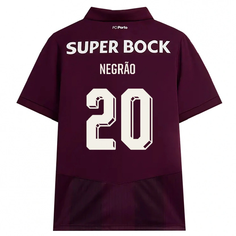 Danxen Mujer Camiseta Maria Negrão #20 Blanco Borgoña Blanco 2ª Equipación 2026/27 La Camisa México