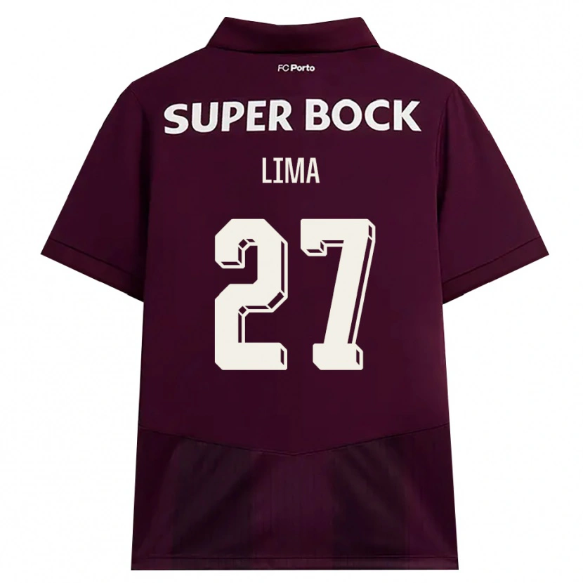 Danxen Mujer Camiseta Cláudia Lima #27 Blanco Borgoña Blanco 2ª Equipación 2026/27 La Camisa México