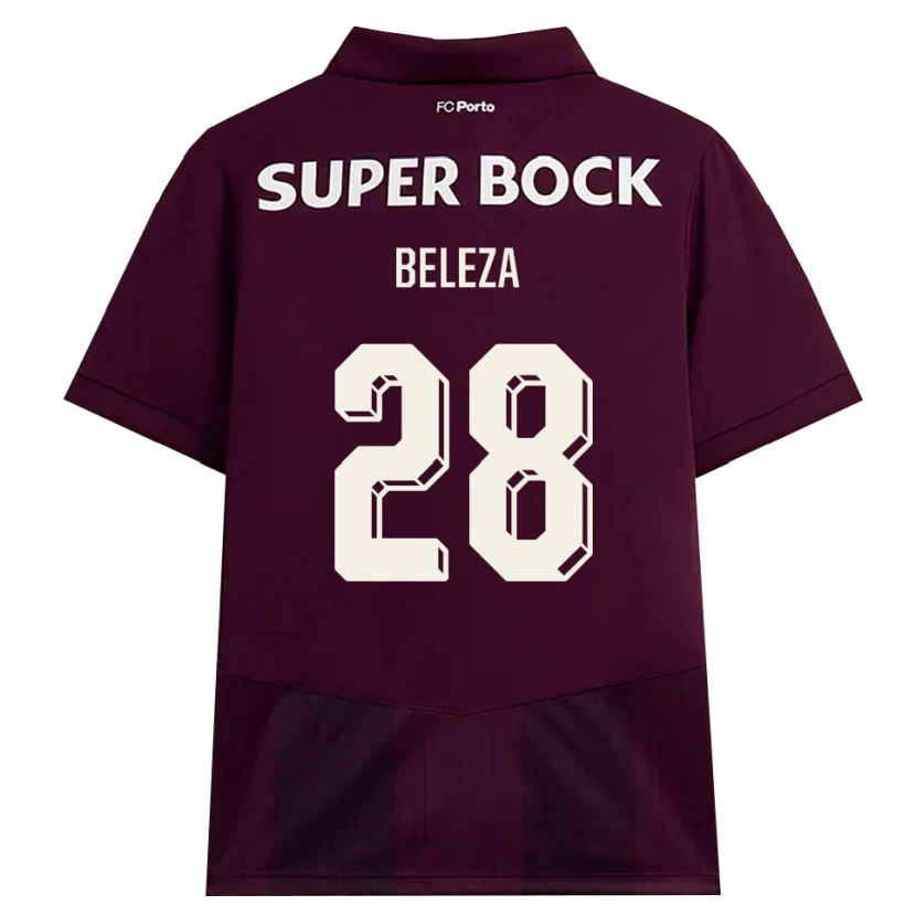 Danxen Mujer Camiseta Tatiana Beleza #28 Blanco Borgoña Blanco 2ª Equipación 2026/27 La Camisa México