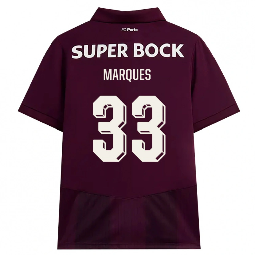 Danxen Mujer Camiseta Bárbara Marques #33 Blanco Borgoña Blanco 2ª Equipación 2026/27 La Camisa México