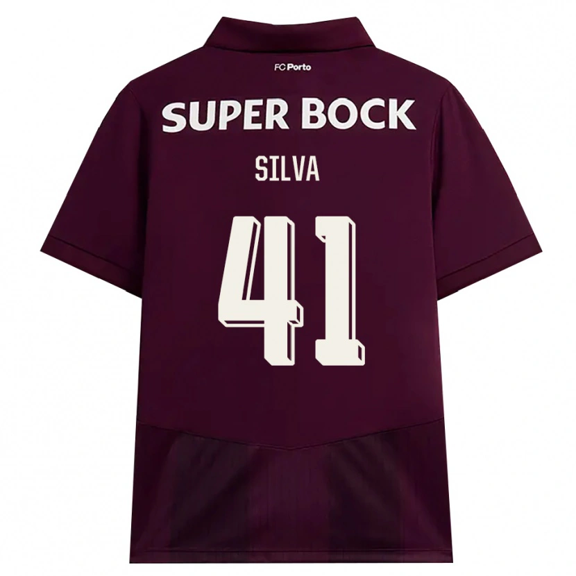Danxen Mujer Camiseta Gonçalo Silva #41 Blanco Borgoña Blanco 2ª Equipación 2026/27 La Camisa México