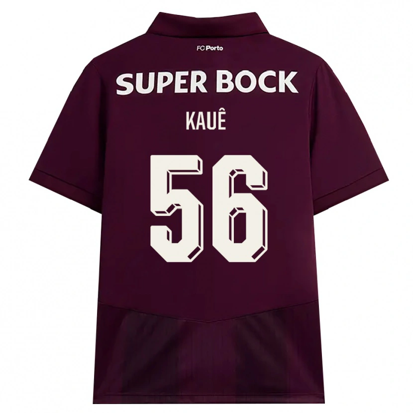 Danxen Mujer Camiseta Kauê Rodrigues Pessanha #56 Blanco Borgoña Blanco 2ª Equipación 2026/27 La Camisa México