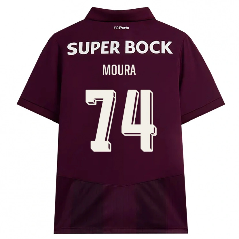 Danxen Mujer Camiseta Francisco Moura #74 Blanco Borgoña Blanco 2ª Equipación 2026/27 La Camisa México