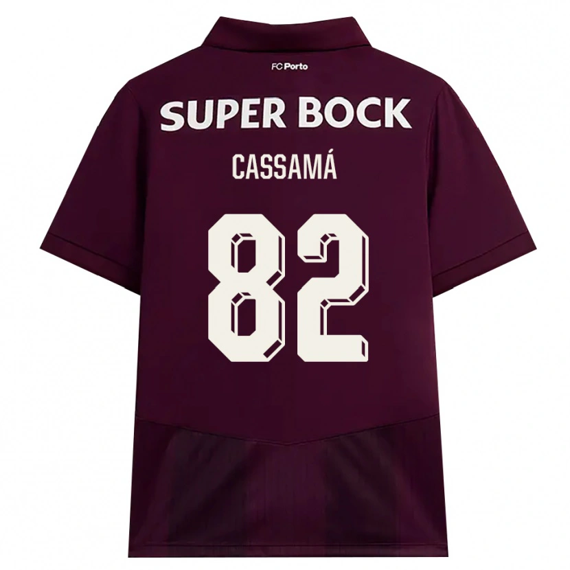 Danxen Mujer Camiseta Abdu Cassamá #82 Blanco Borgoña Blanco 2ª Equipación 2026/27 La Camisa México