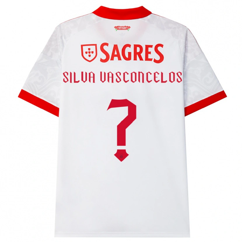 Danxen Mujer Camiseta Martim Silva Vasconcelos #0 Blanco Rojo Amarillo 2ª Equipación 2026/27 La Camisa México