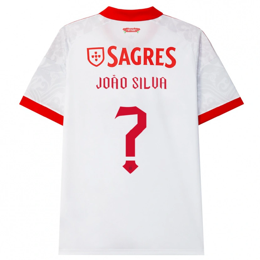 Danxen Mujer Camiseta João Silva #0 Blanco Rojo Amarillo 2ª Equipación 2026/27 La Camisa México