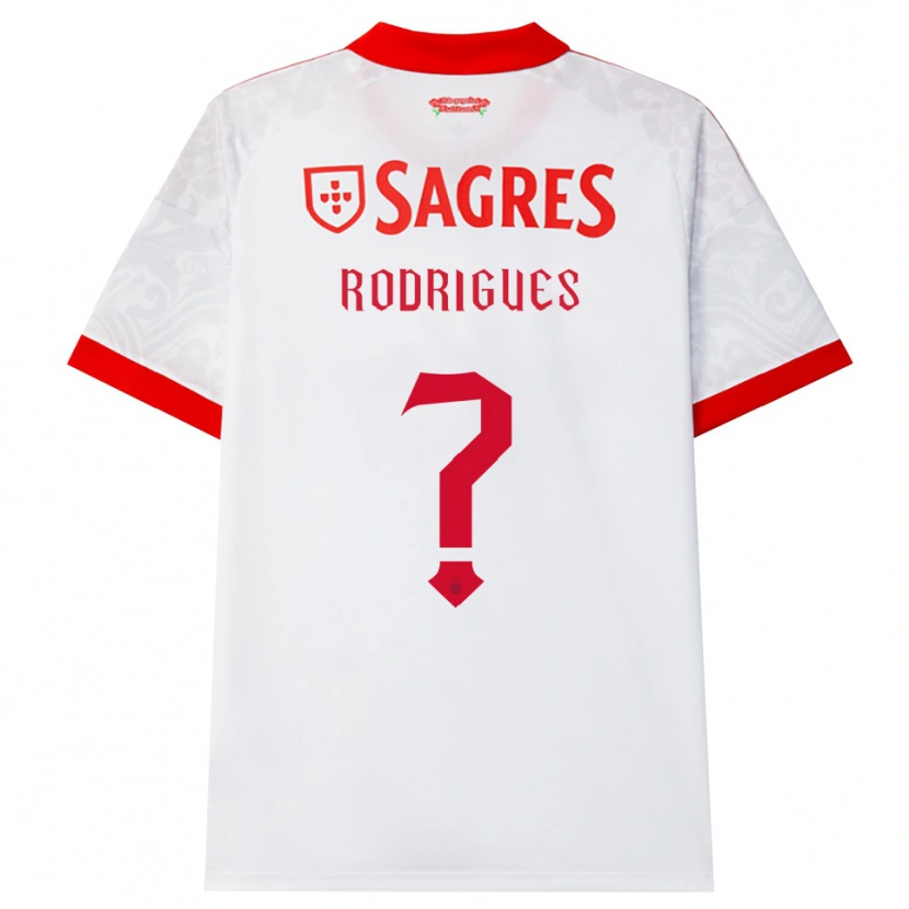 Danxen Mujer Camiseta Miguel Rodrigues #0 Blanco Rojo Amarillo 2ª Equipación 2026/27 La Camisa México