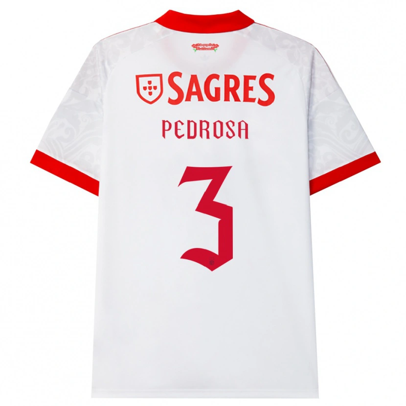 Danxen Mujer Camiseta Tomás Pedrosa #3 Blanco Rojo Amarillo 2ª Equipación 2026/27 La Camisa México