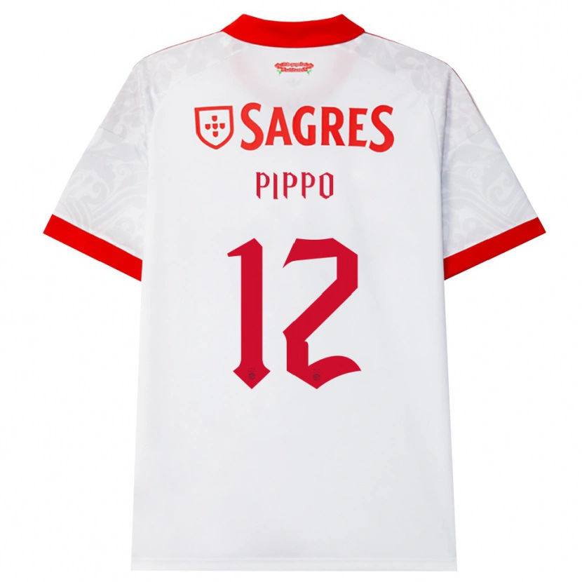 Danxen Mujer Camiseta Pippo #12 Blanco Rojo Amarillo 2ª Equipación 2026/27 La Camisa México