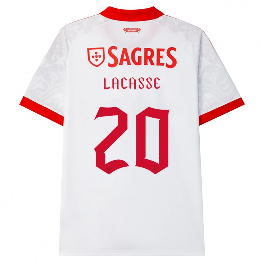 Danxen Mujer Camiseta Cloe Lacasse #20 Blanco Rojo Amarillo 2ª Equipación 2026/27 La Camisa México