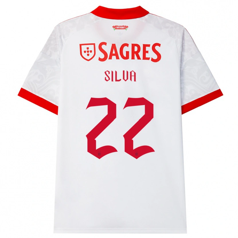 Danxen Mujer Camiseta Amelia Silva #22 Blanco Rojo Amarillo 2ª Equipación 2026/27 La Camisa México