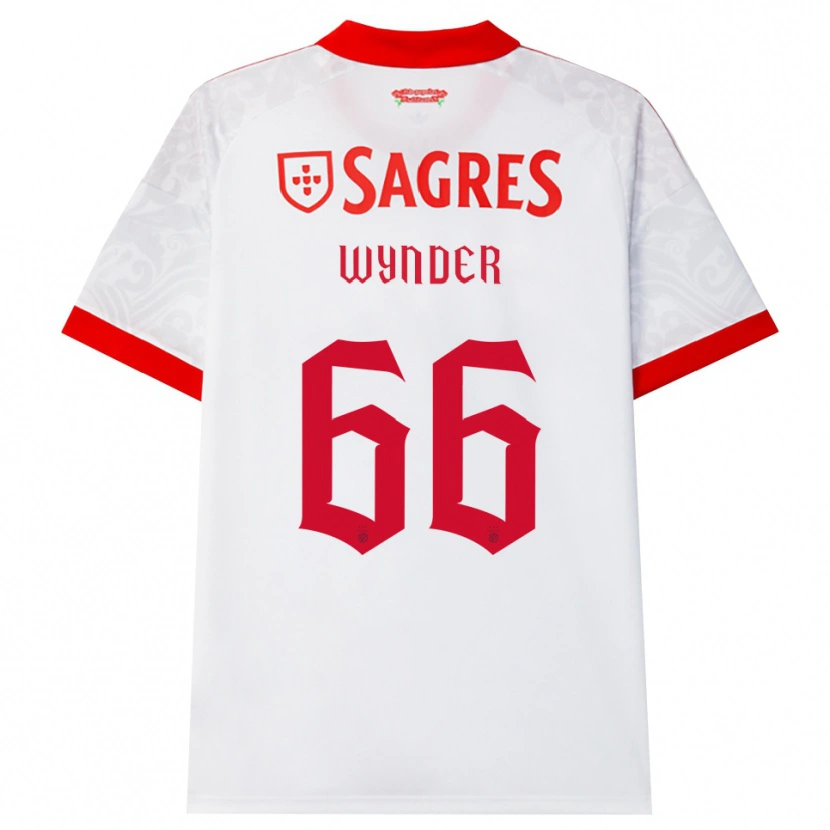 Danxen Mujer Camiseta Joshua Wynder #66 Blanco Rojo Amarillo 2ª Equipación 2026/27 La Camisa México
