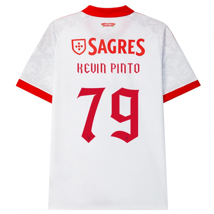 Danxen Mujer Camiseta Kevin Pinto #79 Blanco Rojo Amarillo 2ª Equipación 2026/27 La Camisa México