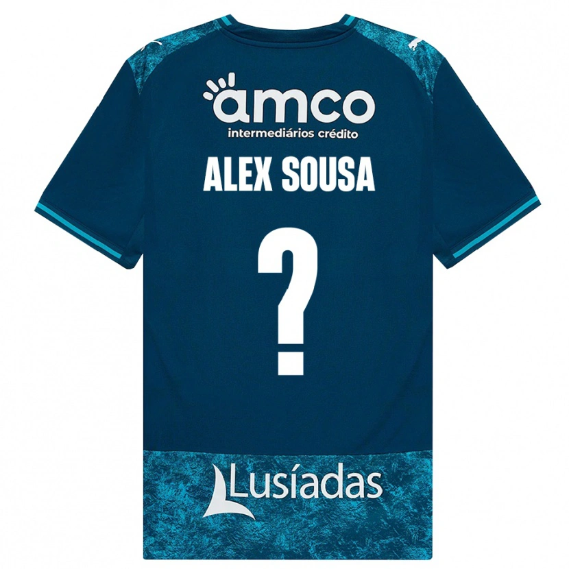 Danxen Mujer Camiseta Alex Sousa #0 Grisardodarkslategray Turquesamedio 2ª Equipación 2026/27 La Camisa México