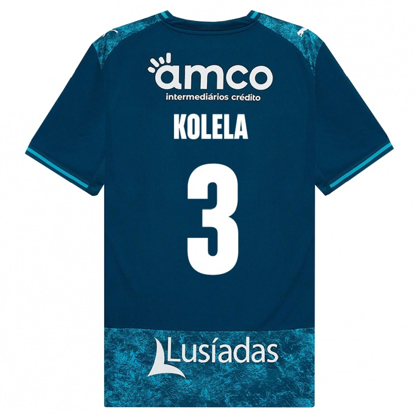 Danxen Mujer Camiseta Kyllian Kolela #3 Grisardodarkslategray Turquesamedio 2ª Equipación 2026/27 La Camisa México