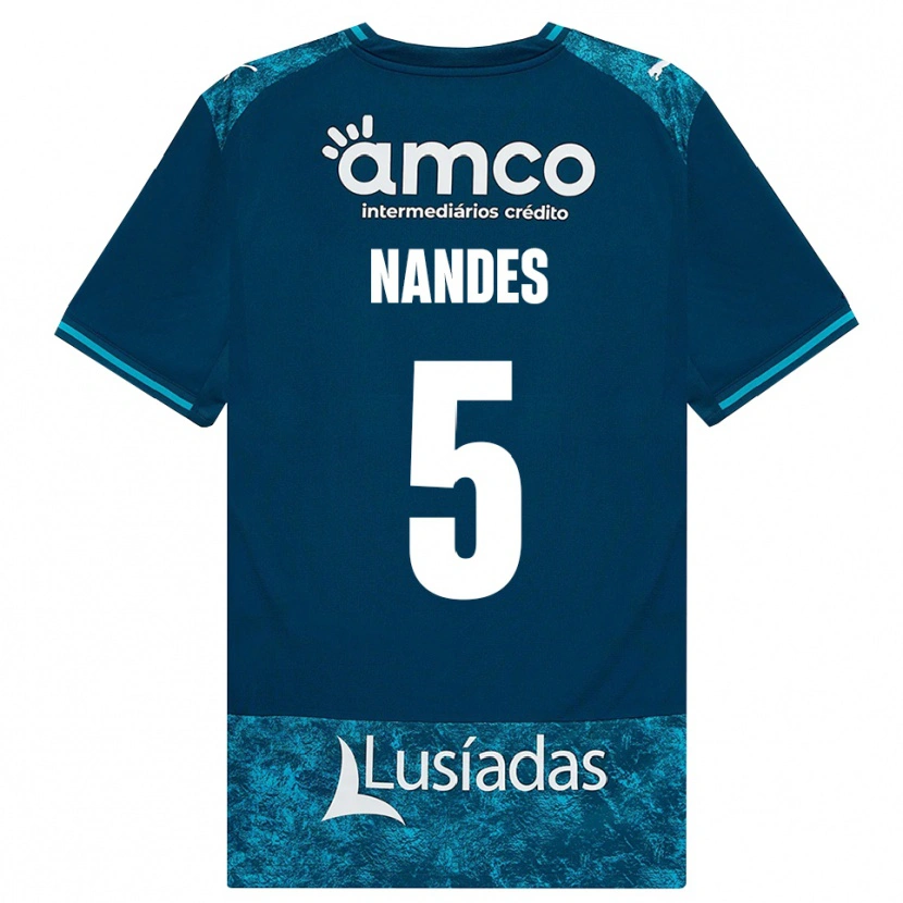 Danxen Mujer Camiseta Nandes #5 Grisardodarkslategray Turquesamedio 2ª Equipación 2026/27 La Camisa México