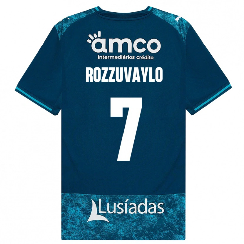 Danxen Mujer Camiseta Dani Rozzuvaylo #7 Grisardodarkslategray Turquesamedio 2ª Equipación 2026/27 La Camisa México