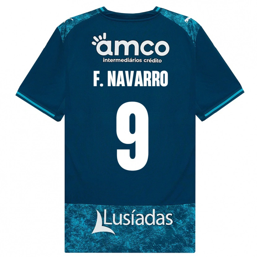 Danxen Mujer Camiseta Fran Navarro #9 Grisardodarkslategray Turquesamedio 2ª Equipación 2026/27 La Camisa México