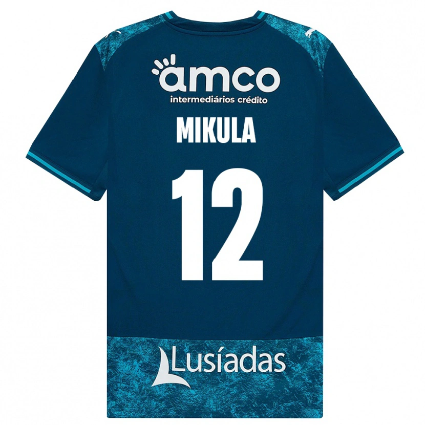 Danxen Mujer Camiseta Matviy Mikula #12 Grisardodarkslategray Turquesamedio 2ª Equipación 2026/27 La Camisa México