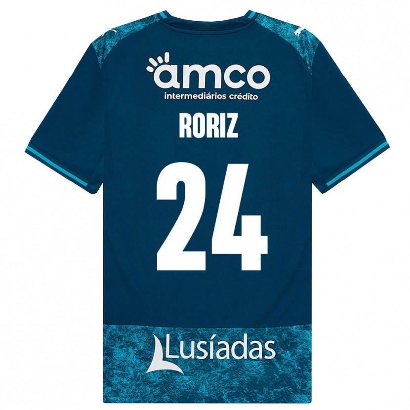 Danxen Mujer Camiseta Martim Roriz #24 Grisardodarkslategray Turquesamedio 2ª Equipación 2026/27 La Camisa México