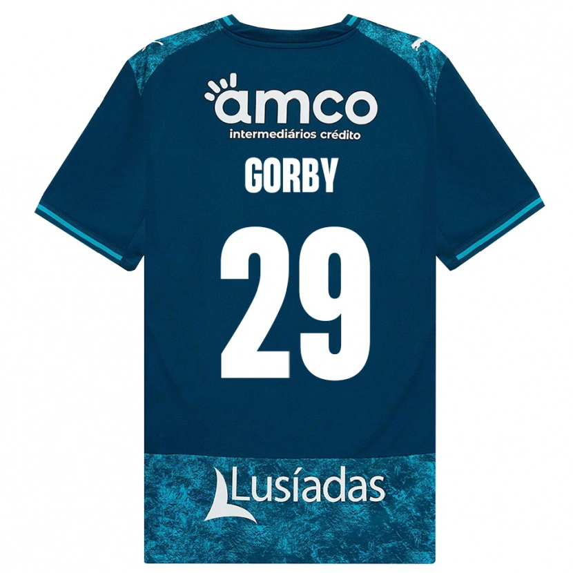 Danxen Mujer Camiseta Jean-Baptiste Gorby #29 Grisardodarkslategray Turquesamedio 2ª Equipación 2026/27 La Camisa México