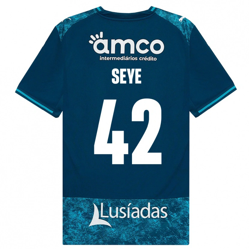 Danxen Mujer Camiseta Modou Seye #42 Grisardodarkslategray Turquesamedio 2ª Equipación 2026/27 La Camisa México