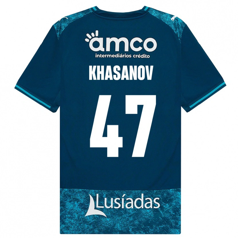 Danxen Mujer Camiseta Sadriddin Khasanov #47 Grisardodarkslategray Turquesamedio 2ª Equipación 2026/27 La Camisa México