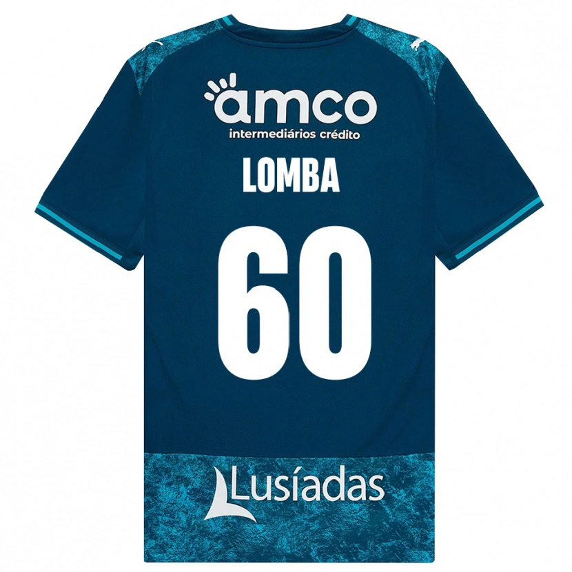 Danxen Mujer Camiseta João Lomba #60 Grisardodarkslategray Turquesamedio 2ª Equipación 2026/27 La Camisa México