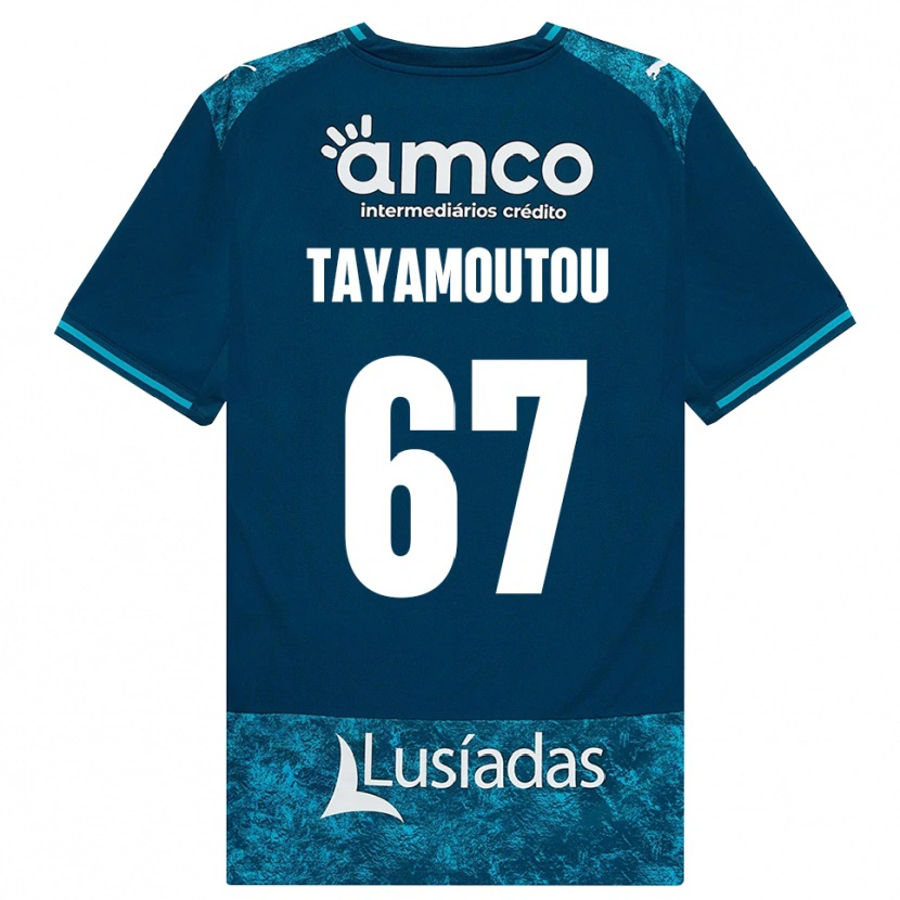 Danxen Mujer Camiseta Enzo Tayamoutou #67 Grisardodarkslategray Turquesamedio 2ª Equipación 2026/27 La Camisa México