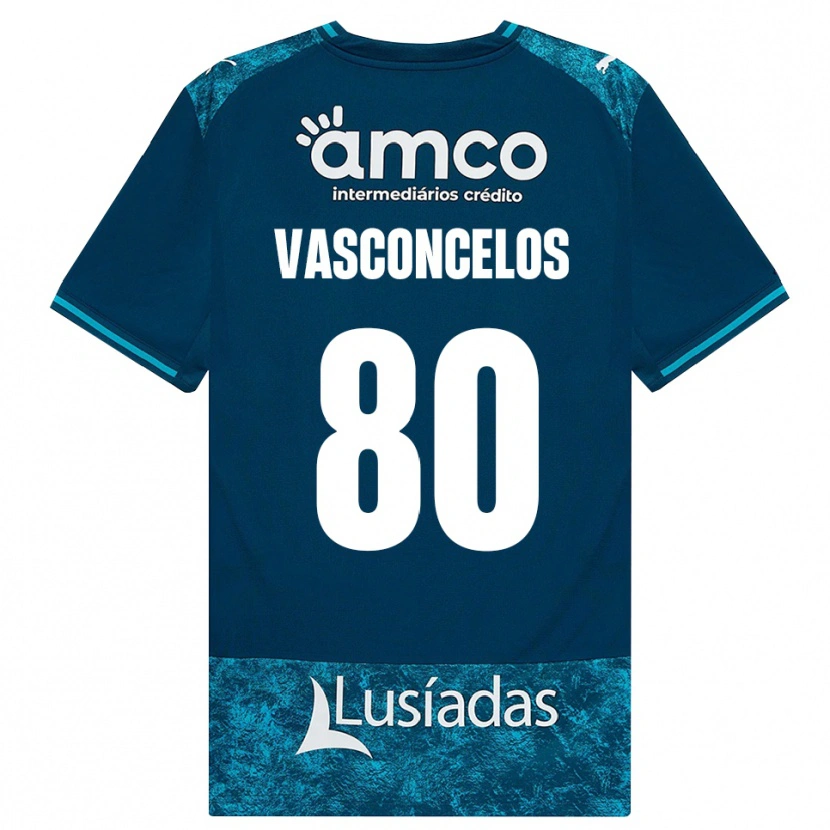 Danxen Mujer Camiseta Vasconcelos #80 Grisardodarkslategray Turquesamedio 2ª Equipación 2026/27 La Camisa México