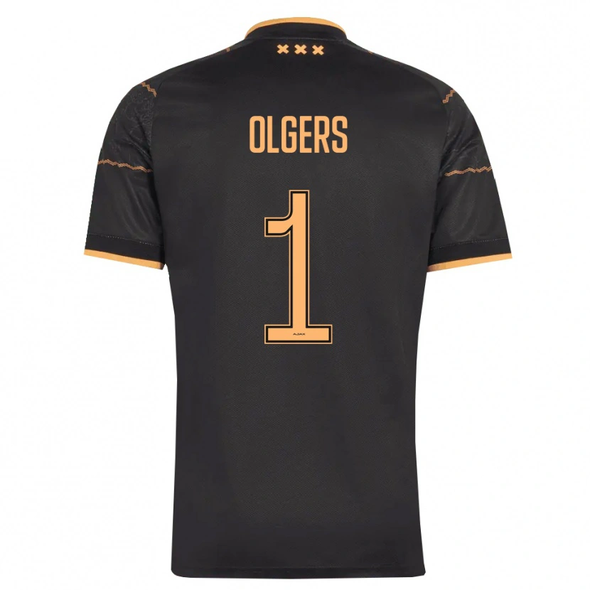 Danxen Mujer Camiseta Guus Olgers #1 Negro Naranja 2ª Equipación 2026/27 La Camisa México