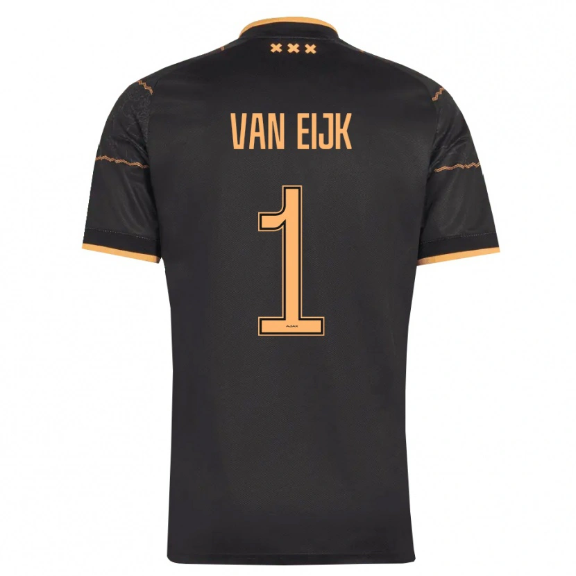 Danxen Mujer Camiseta Regina Van Eijk #1 Negro Naranja 2ª Equipación 2026/27 La Camisa México