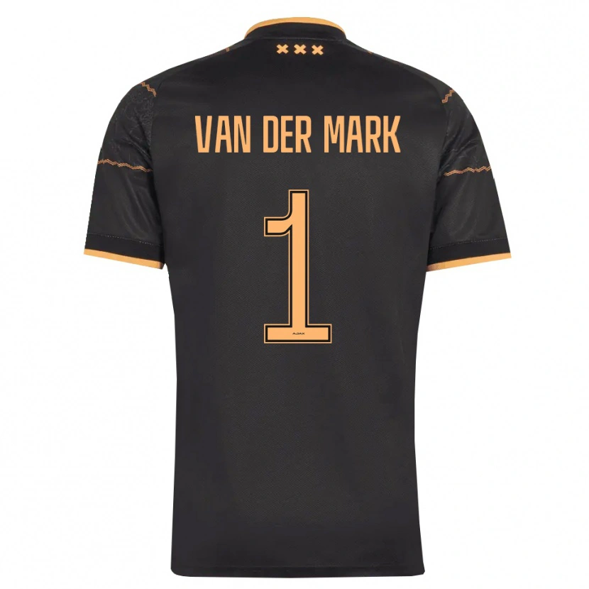 Danxen Mujer Camiseta Jesper Van Der Mark #1 Negro Naranja 2ª Equipación 2026/27 La Camisa México